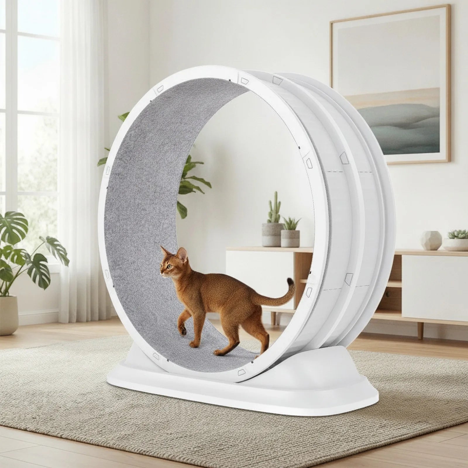Roue d'Exercice Silencieuse pour Chat