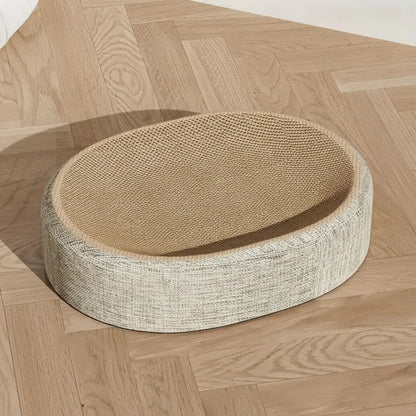 Griffoir Ovale Sisal Multifonction pour Chat