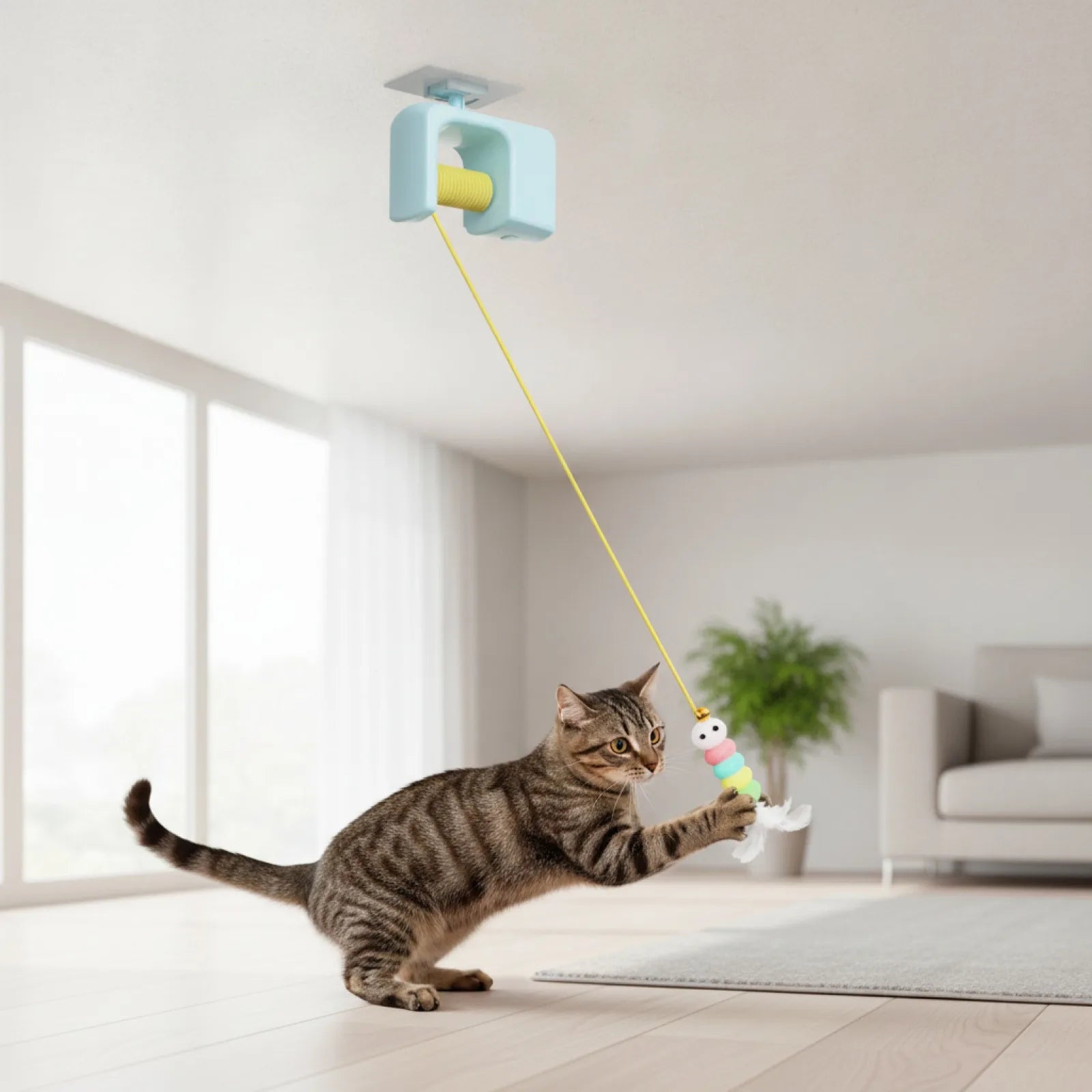 Oiseau Volant Interactif pour Chat