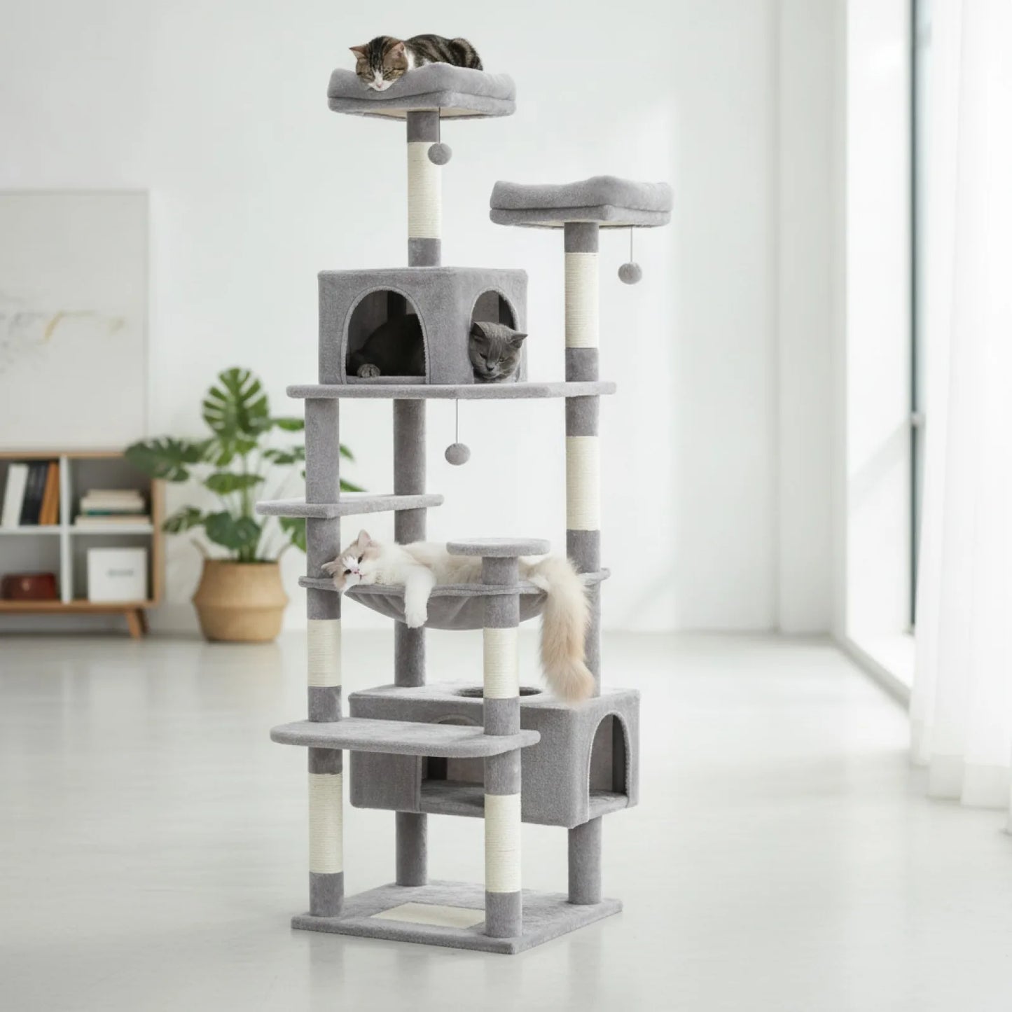 Arbre à Chat Géant PAWZ Road 8 Niveaux