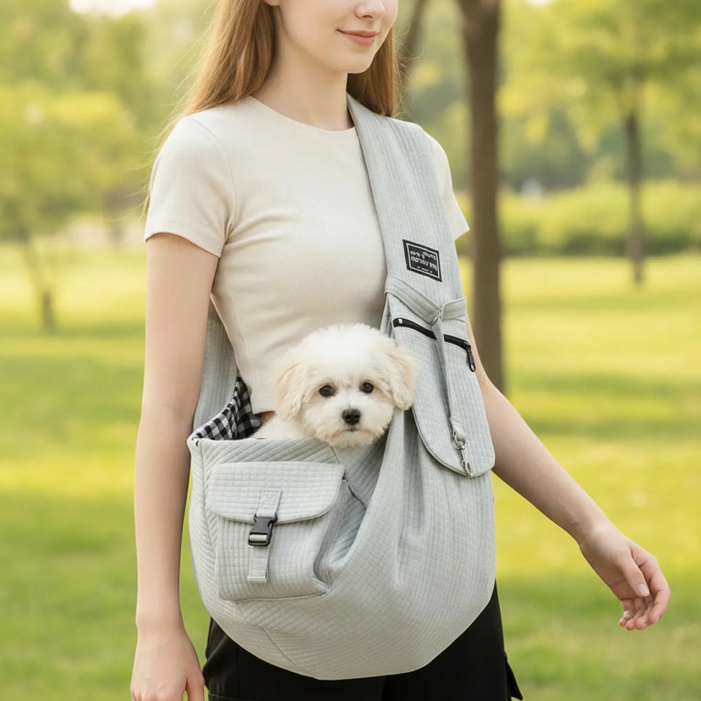 Sac Bandoulière Respirant pour Petit Chien & Chat