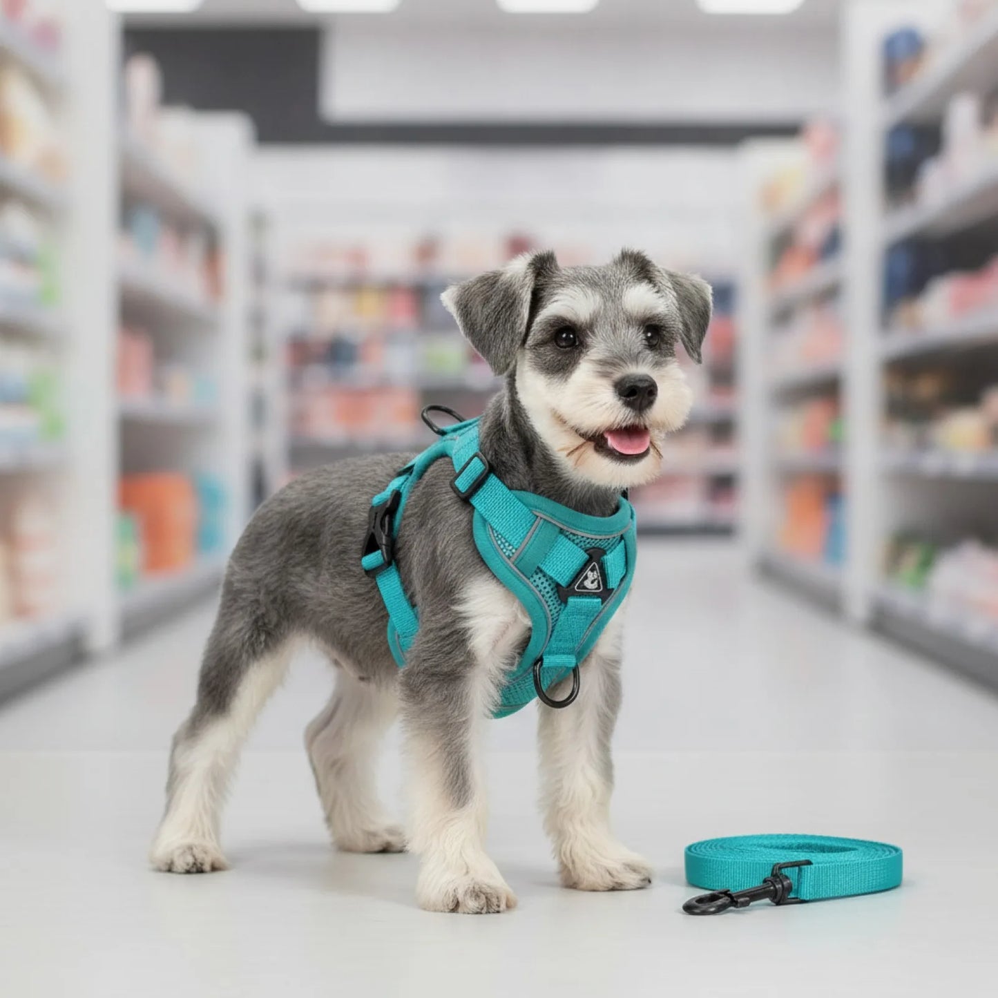 Harnais & Laisse Réfléchissant pour Chiens et Chats
