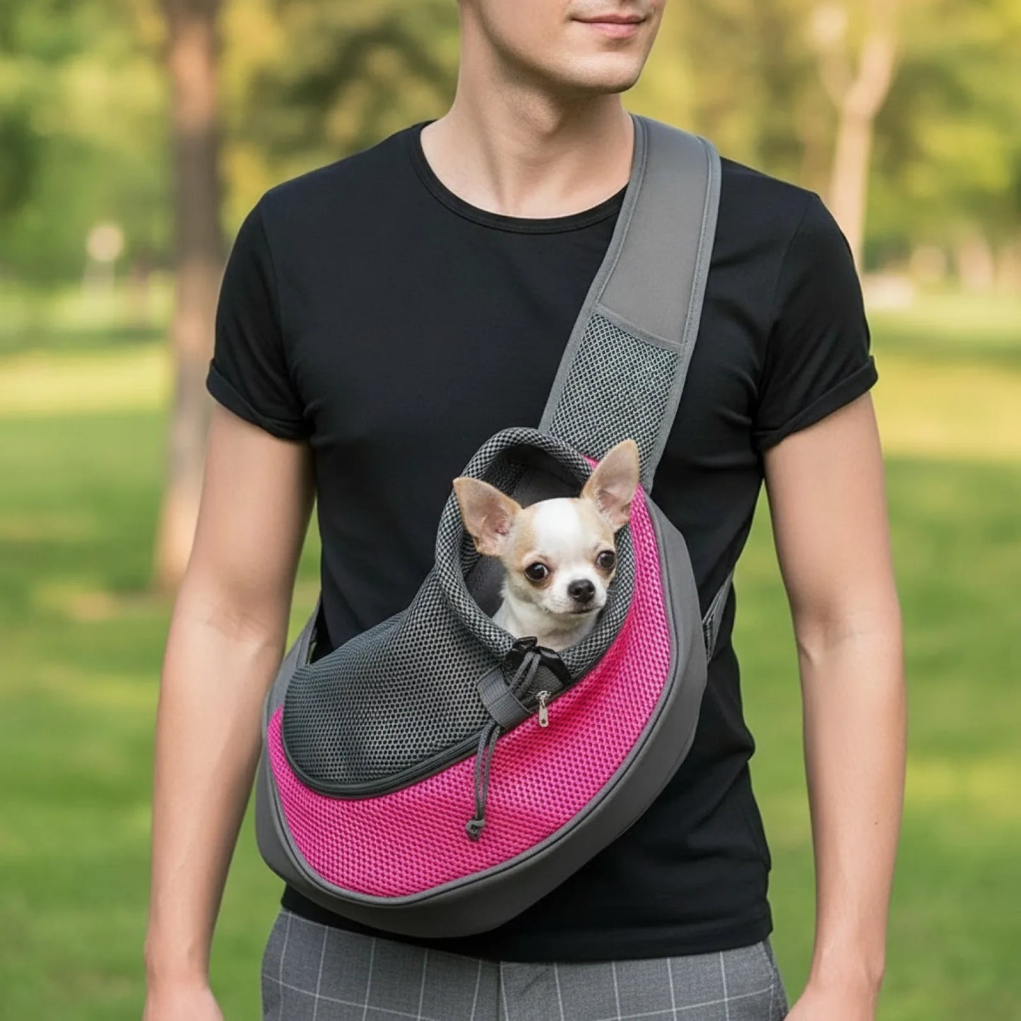 Sac à Dos Respirant pour Chien (jusqu'à 20kg)