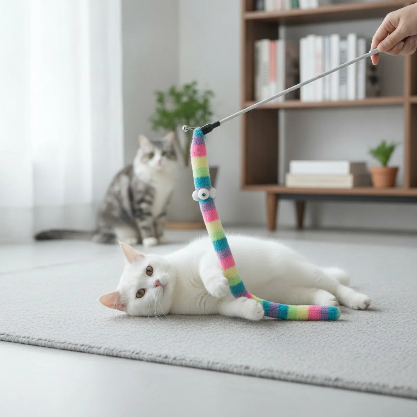 Canne Jouet Papillon pour Chat