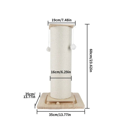 Arbre à Chat Premium Sisal & Bois Massif