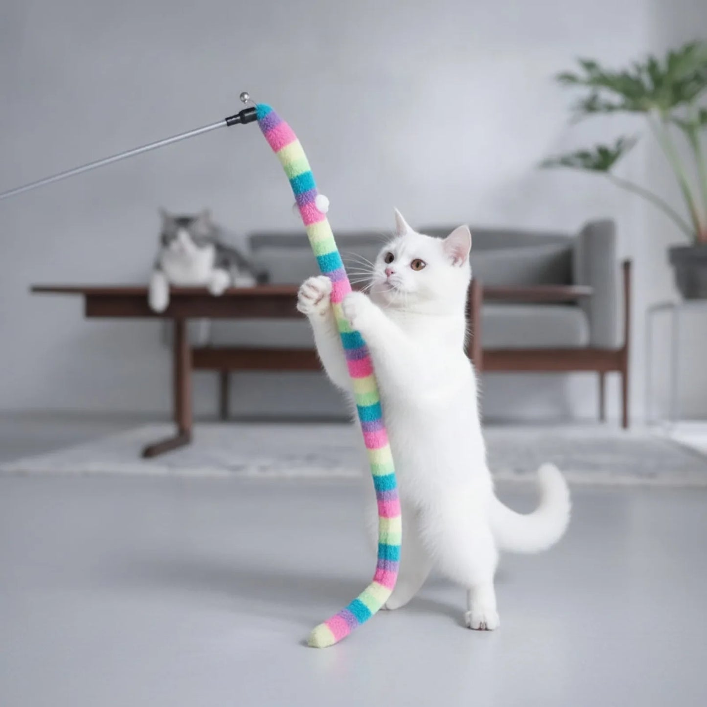 Canne Jouet Papillon pour Chat