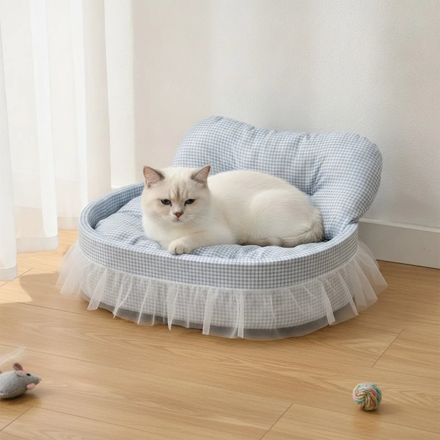 Lit Princesse Peluche pour Chat et Petit Chien