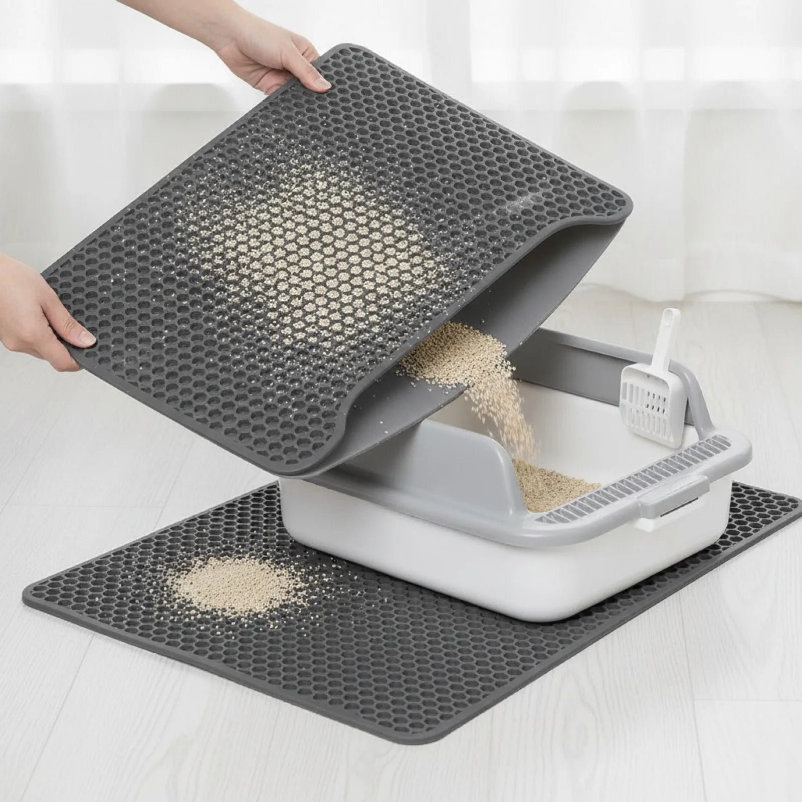 Tapis Litière Chat Extra Large Anti-Salissure