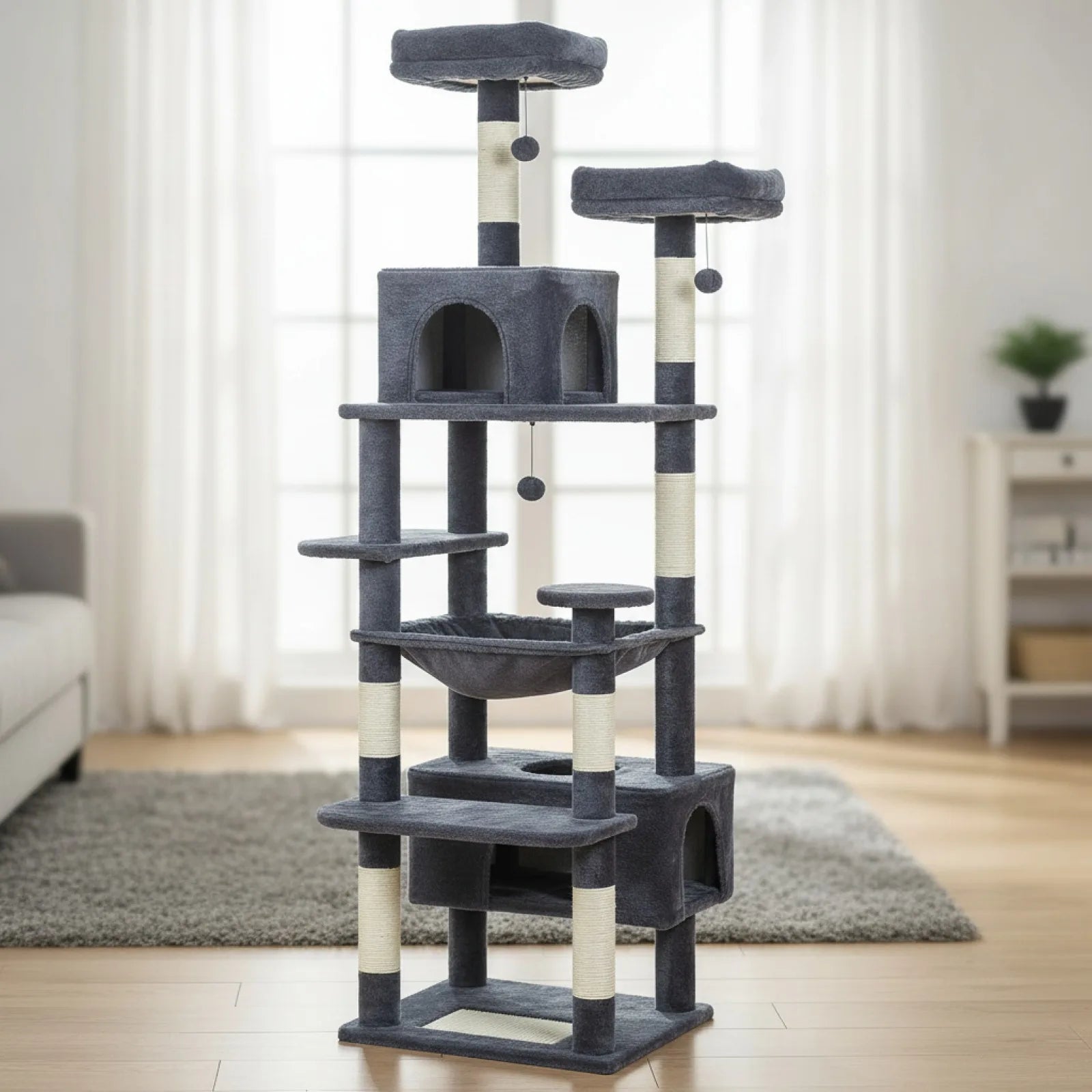 Arbre à Chat PAWZ Road Grand Modèle pour Plusieurs Chats