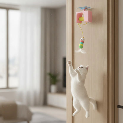 Jouet Interactif Électrique pour Chat - Double Corde
