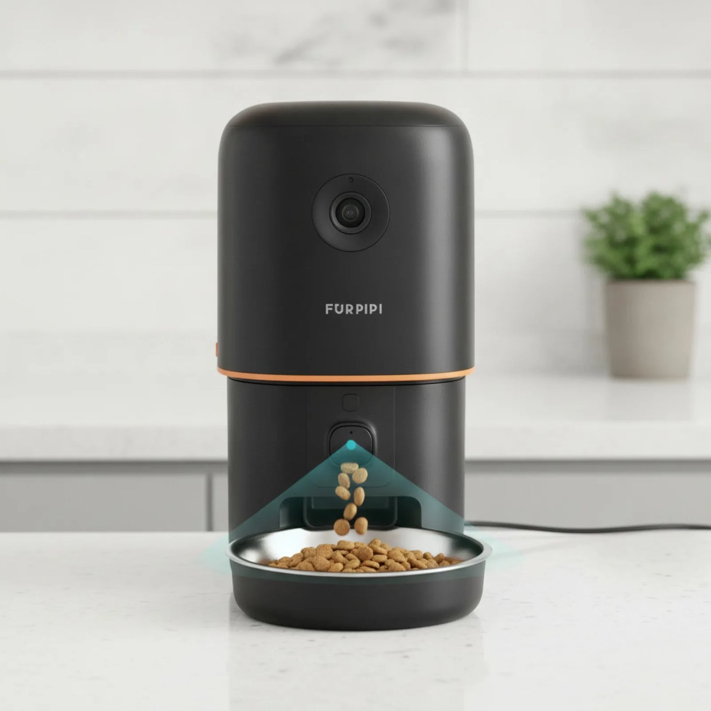 Distributeur Automatique Furpipi : Nourriture Connectée & Caméra HD