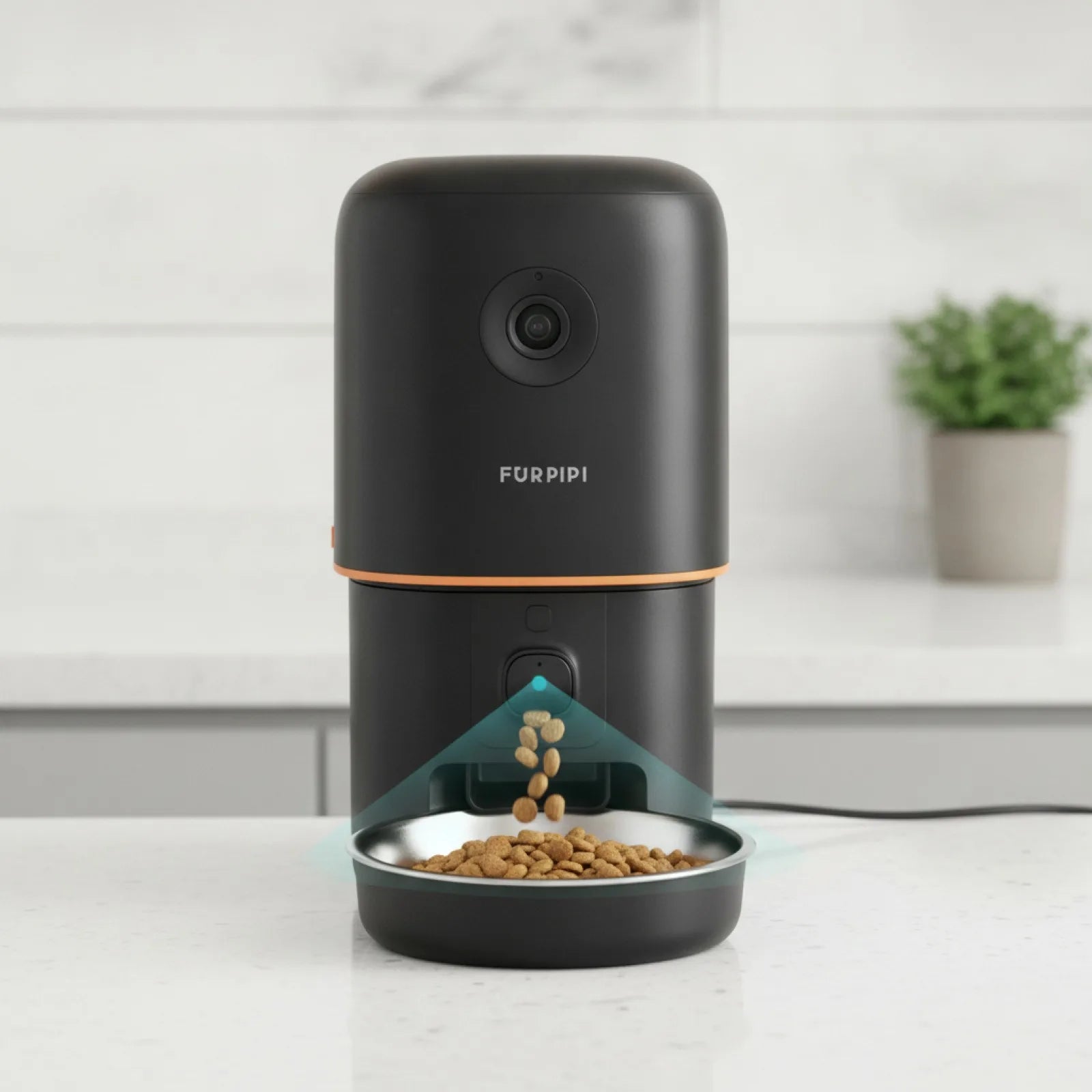 Distributeur Automatique Furpipi : Nourriture Connectée & Caméra HD