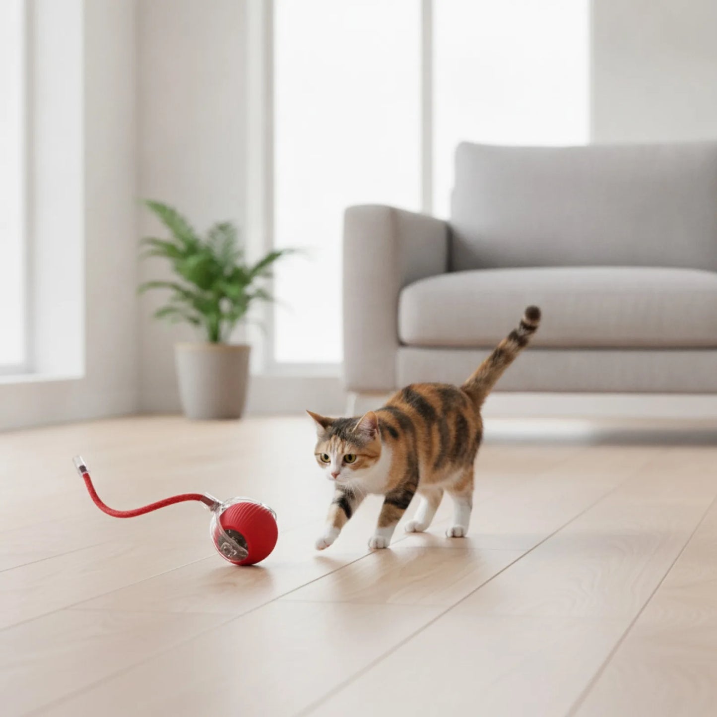 Balle Jouet Interactive Automatique pour Chat