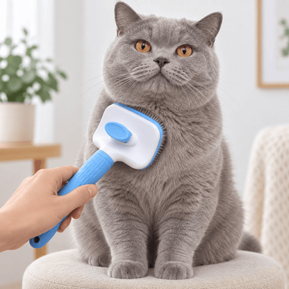 Brosse anti poil chat