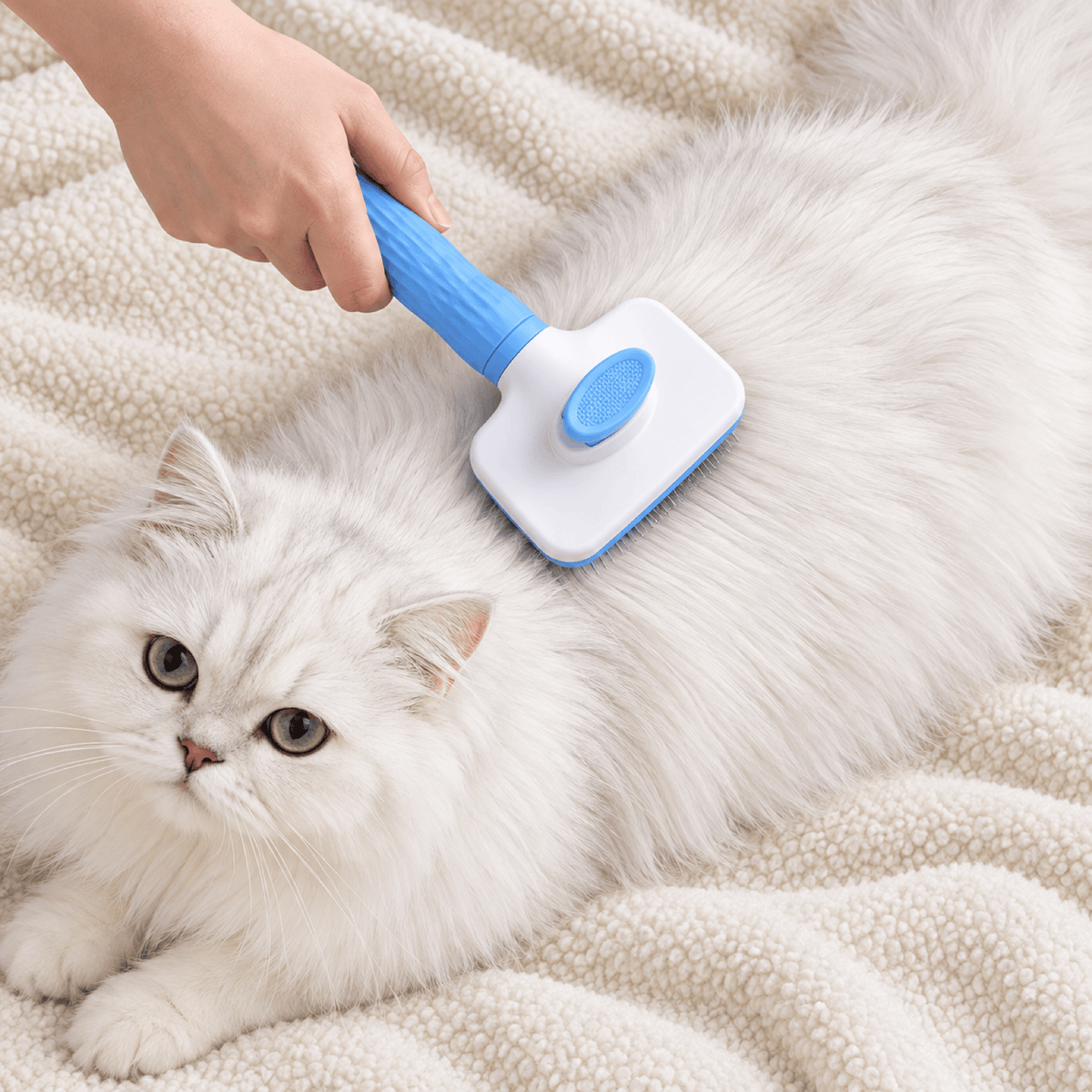 Brosse anti poil chat