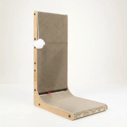 Griffoir L Noyer Foncé : Protection & Jeu pour Chat