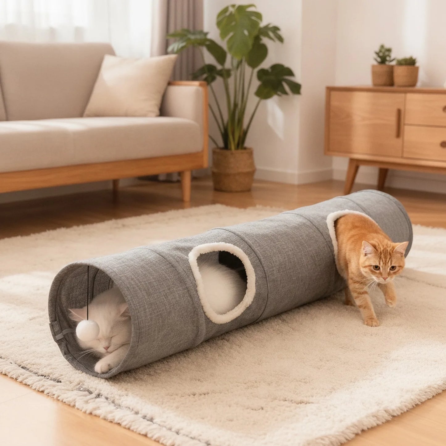 Tunnel Chat Long & Connectable Anti-Griffes