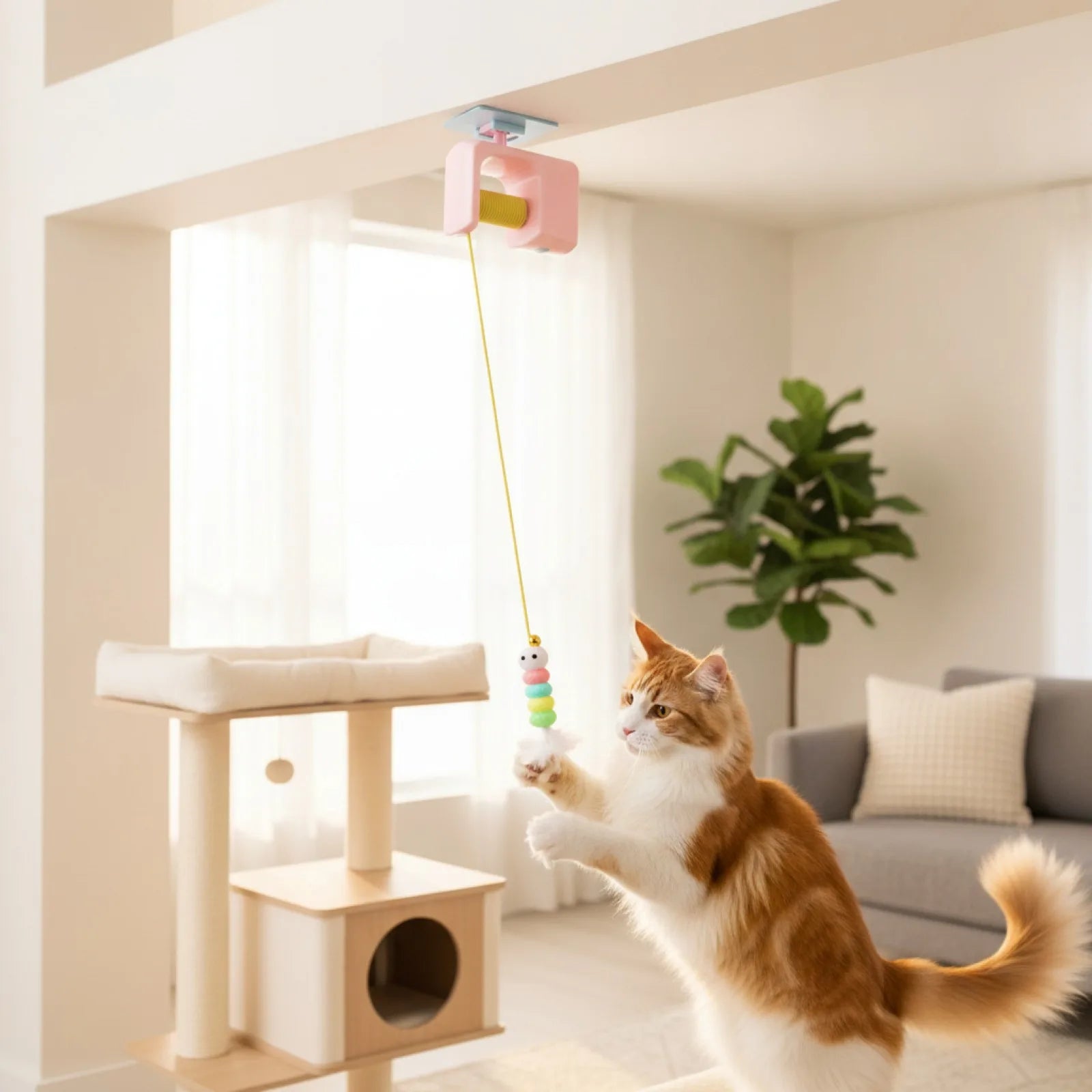 Oiseau Volant Interactif pour Chat