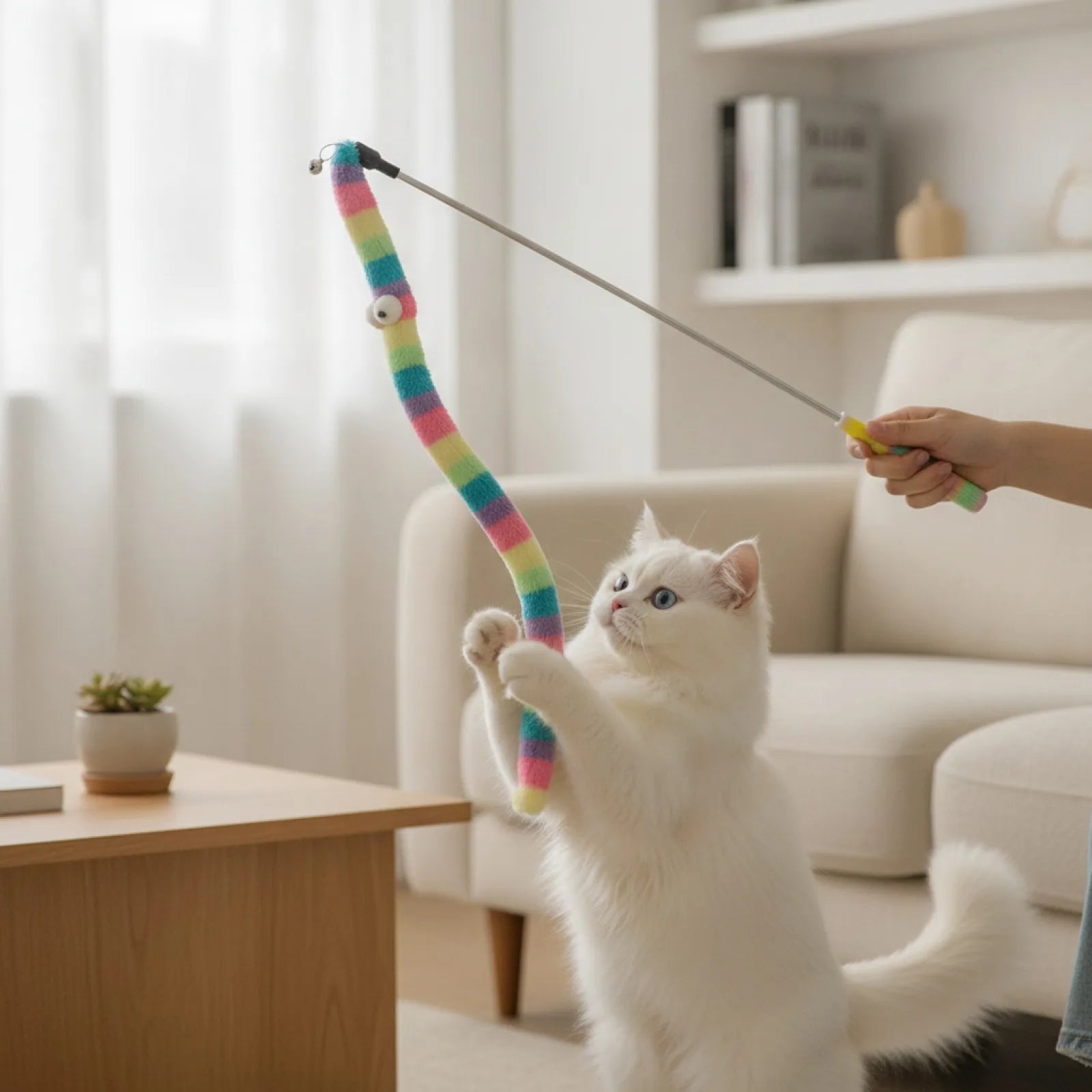 Canne Jouet Papillon pour Chat