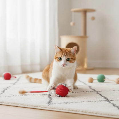 Balle Jouet Interactive Automatique pour Chat
