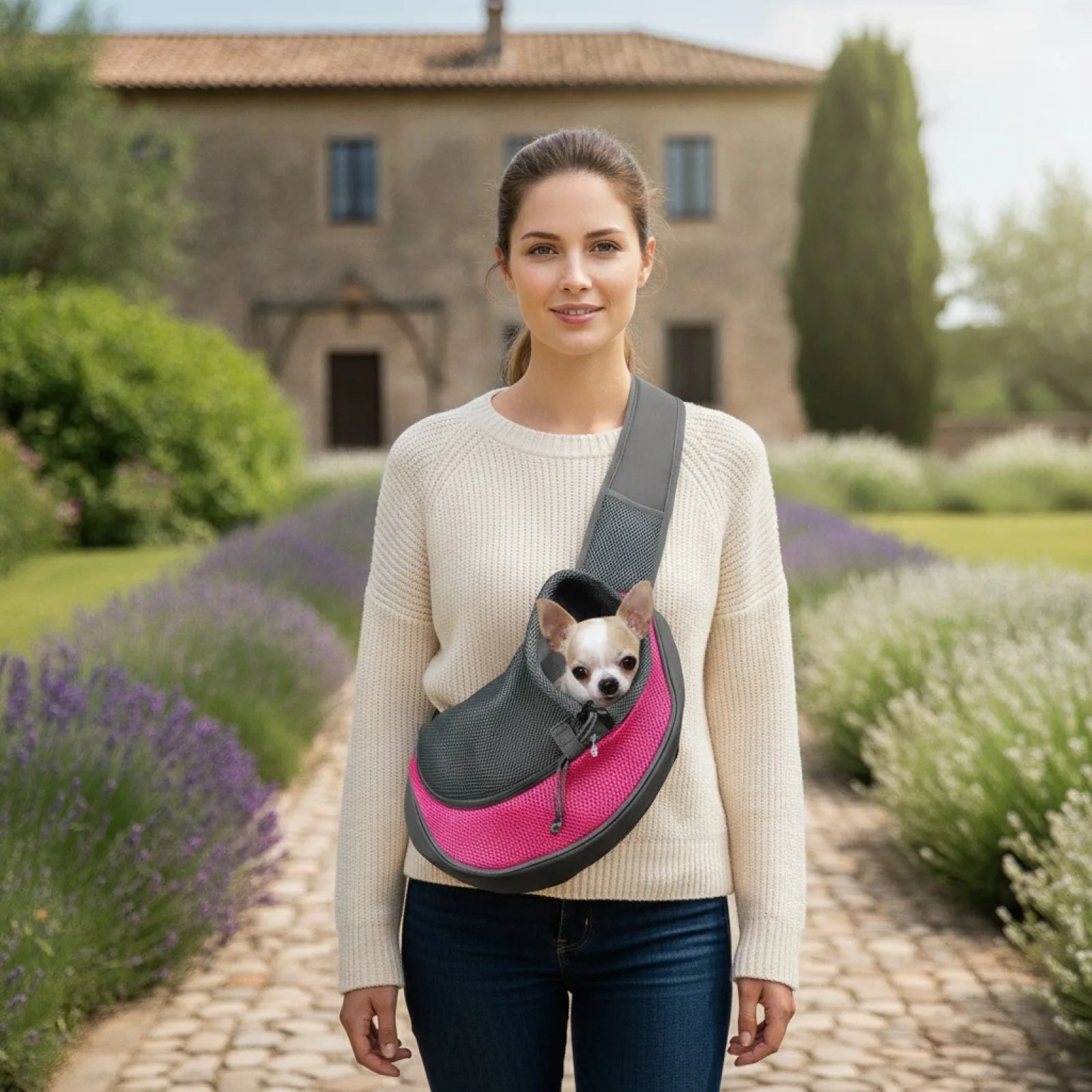 Sac à Dos Respirant pour Chien (jusqu'à 20kg)