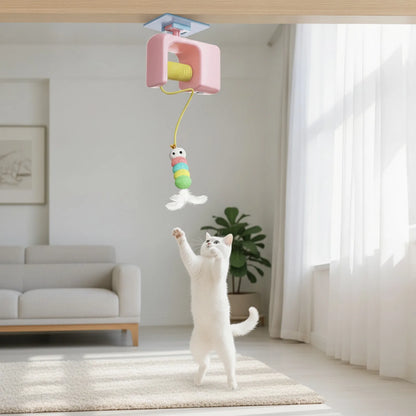 Jouet Interactif Électrique pour Chat - Double Corde