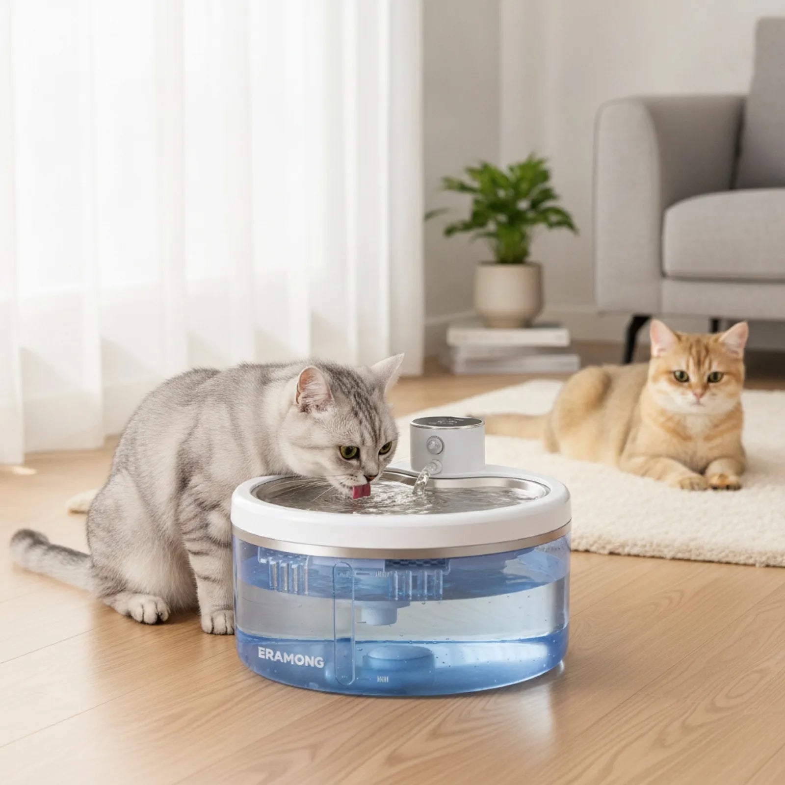 Fontaine à Eau Chat Intelligente ERAMONG 2.5L