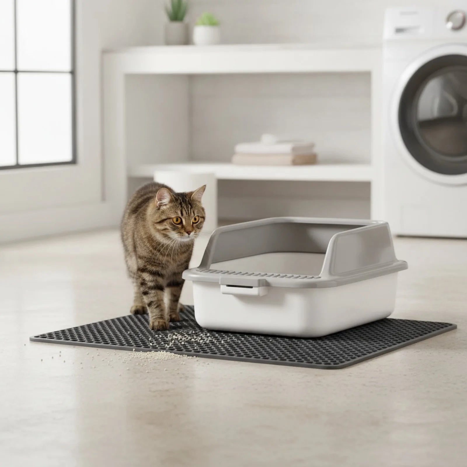 Tapis Litière Chat Extra Large Anti-Salissure