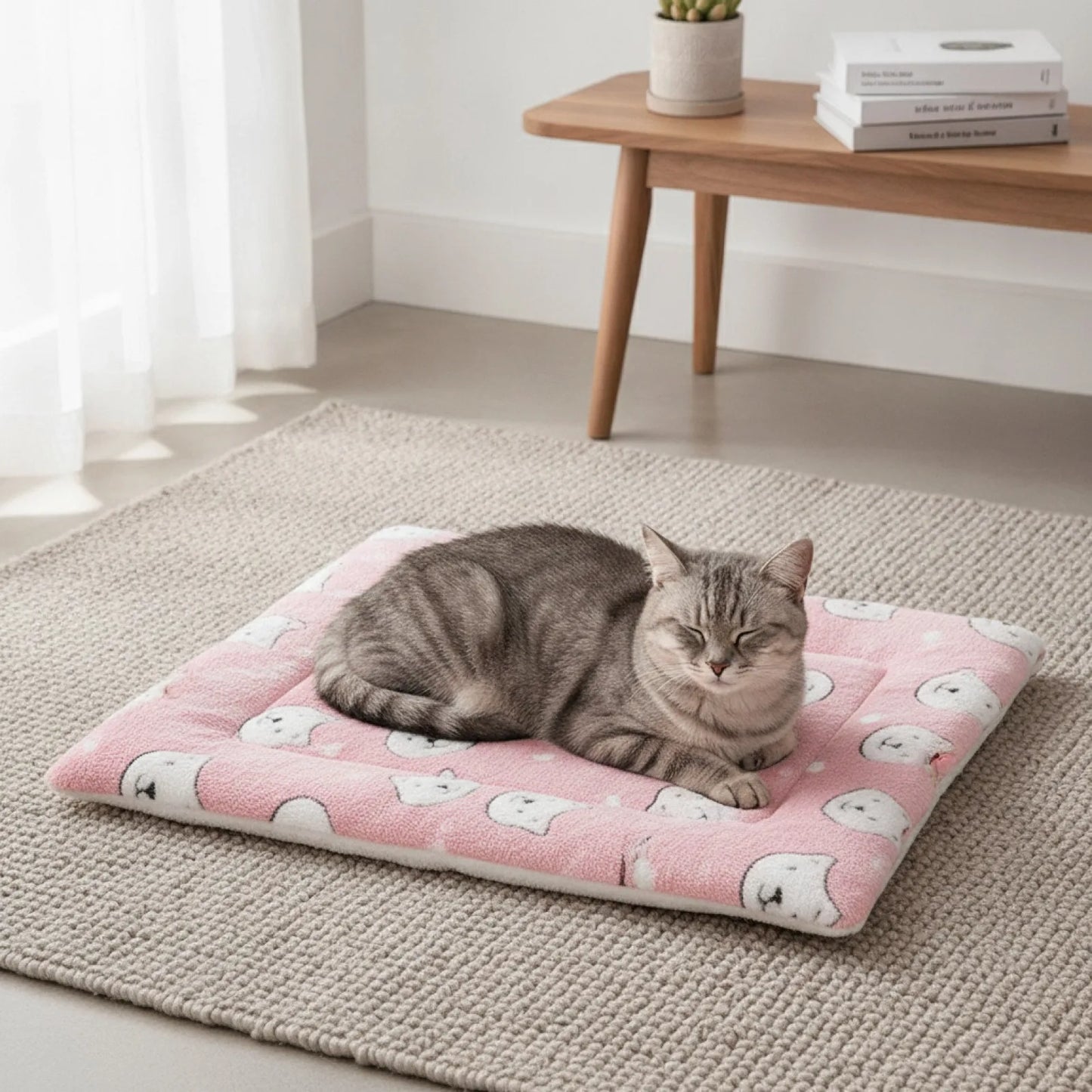 Coussin Chauffant Ultra-Doux pour Animaux