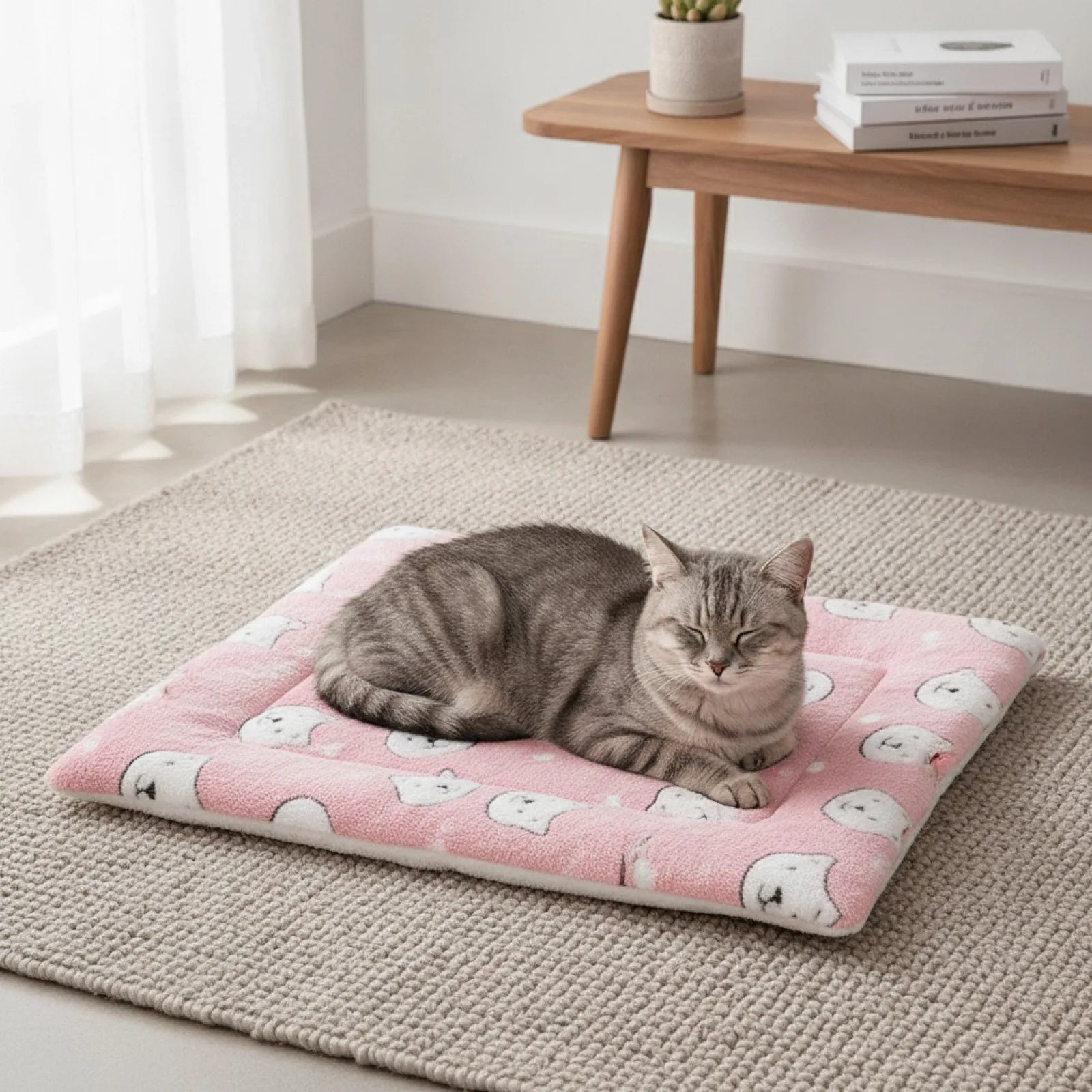 Coussin Chauffant Ultra-Doux pour Animaux