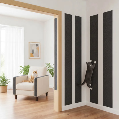 Tapis Griffoir Mural Auto-adhésif pour Chat