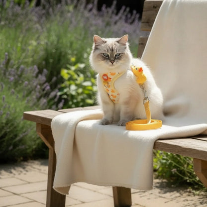Harnais Anti-Traction Chat & Petit Chien - Confort Respirant