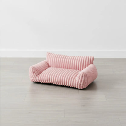 Coussin Chat Canapé Rose