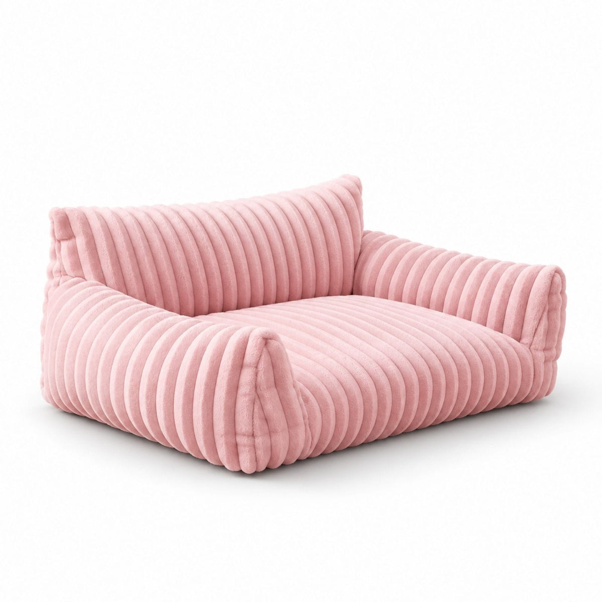 Coussin Chat Canapé Rose
