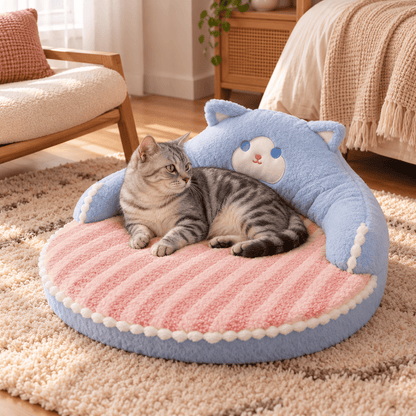 Coussin Chat Cocon Duo