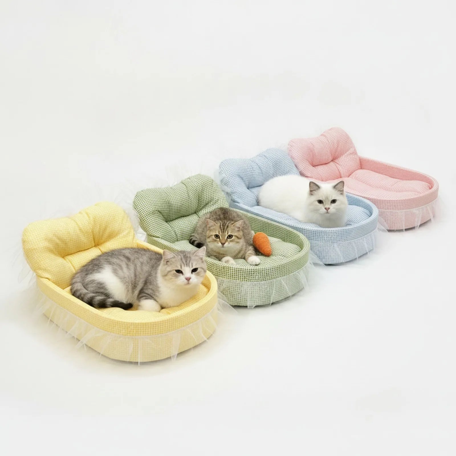 Lit Princesse Peluche pour Chat et Petit Chien