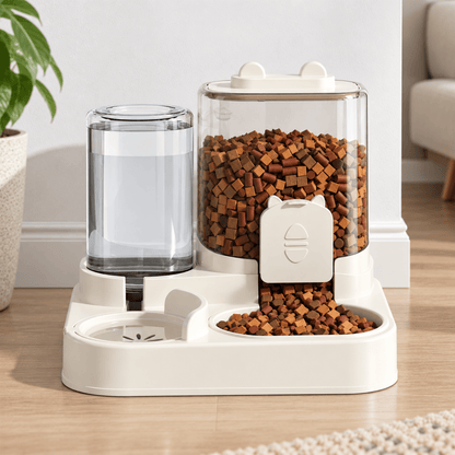 Distributeur 2-en-1 Croquettes & Eau