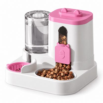 Distributeur 2-en-1 Croquettes & Eau