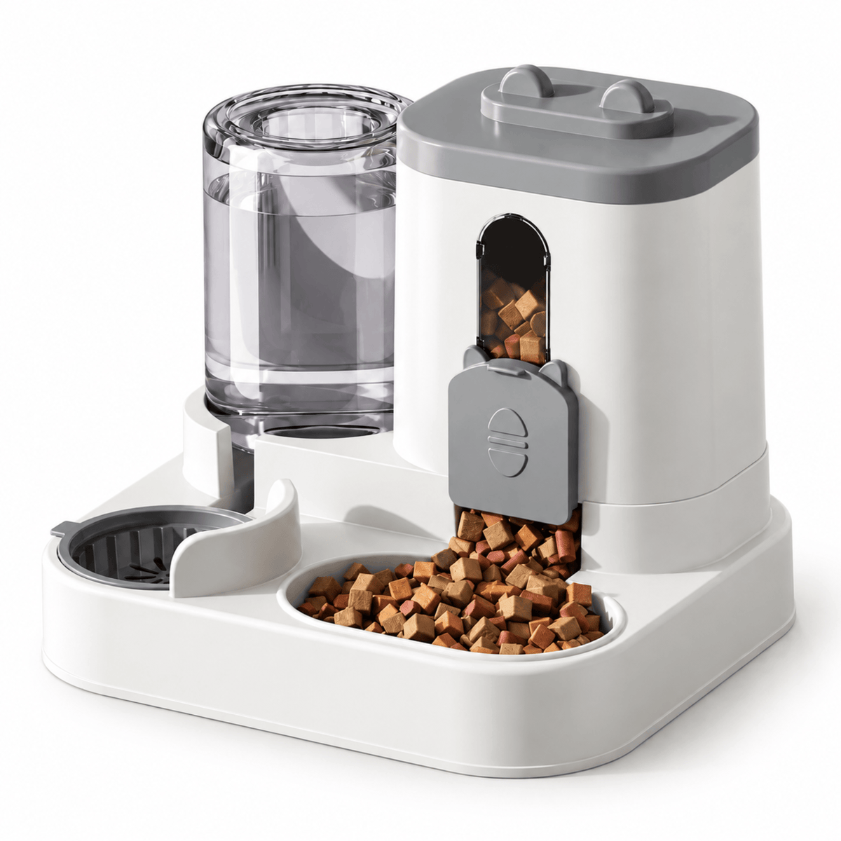 Distributeur 2-en-1 Croquettes & Eau