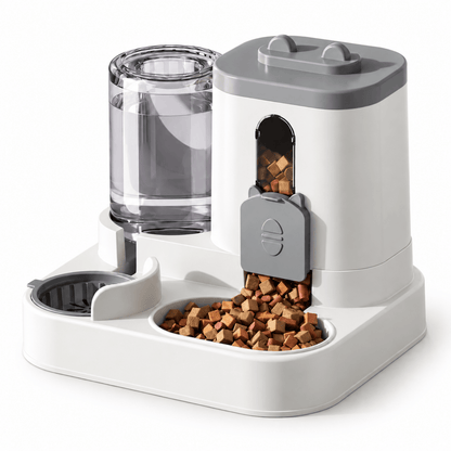 Distributeur 2-en-1 Croquettes & Eau
