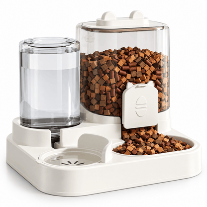 Distributeur 2-en-1 Croquettes & Eau