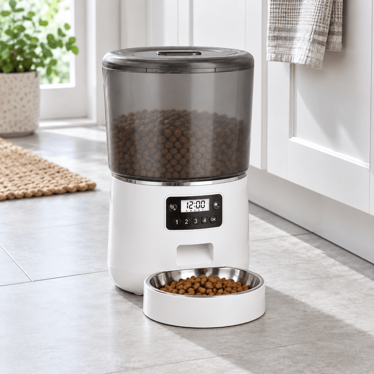 Distributeur de croquettes Chat Micro 4 L Automatique