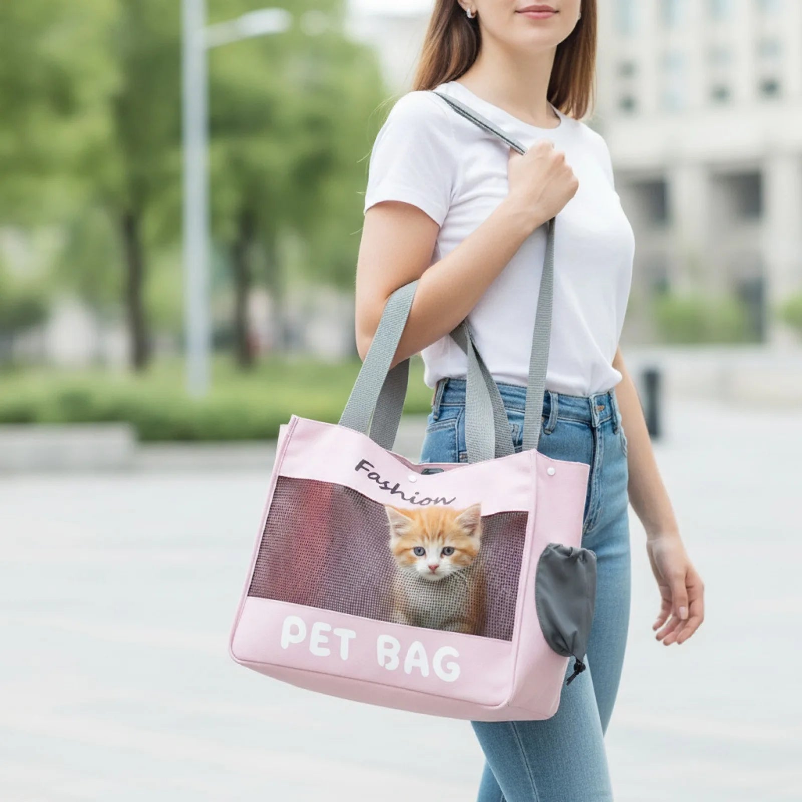 Sac de Transport Respirant pour Petit Chien & Chat