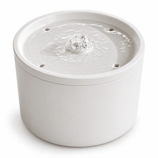 Fontaine à eau chat en céramique 1 L – Onde Céramique