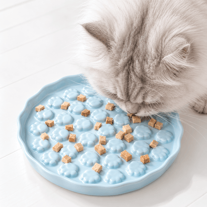 Gamelle anti-glouton Chat – Pattes Paisibles