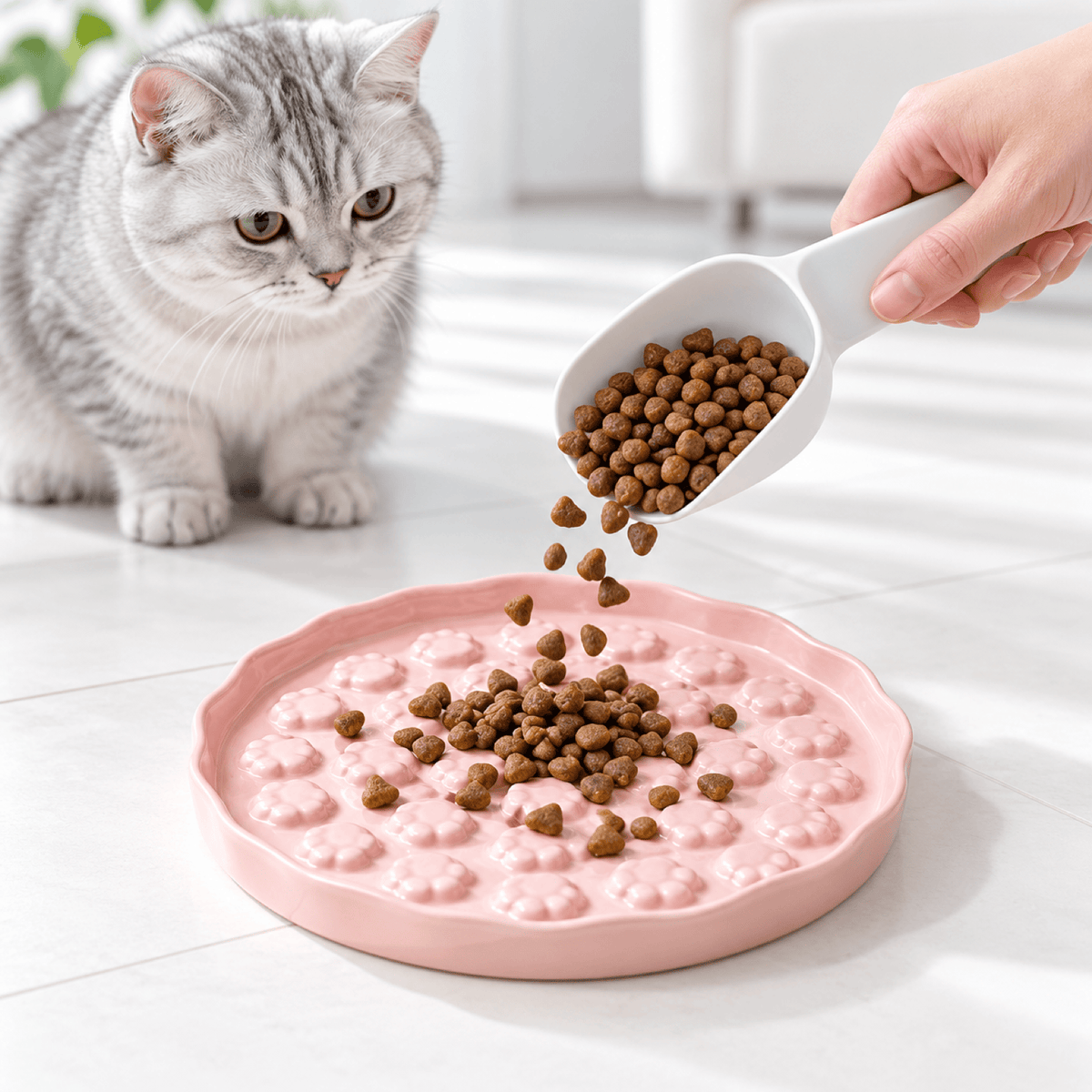 Gamelle anti-glouton Chat – Pattes Paisibles