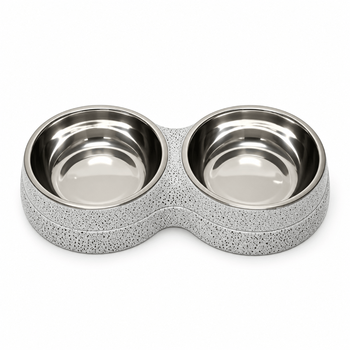 Gamelle Chat Double Inox – DuoRepas