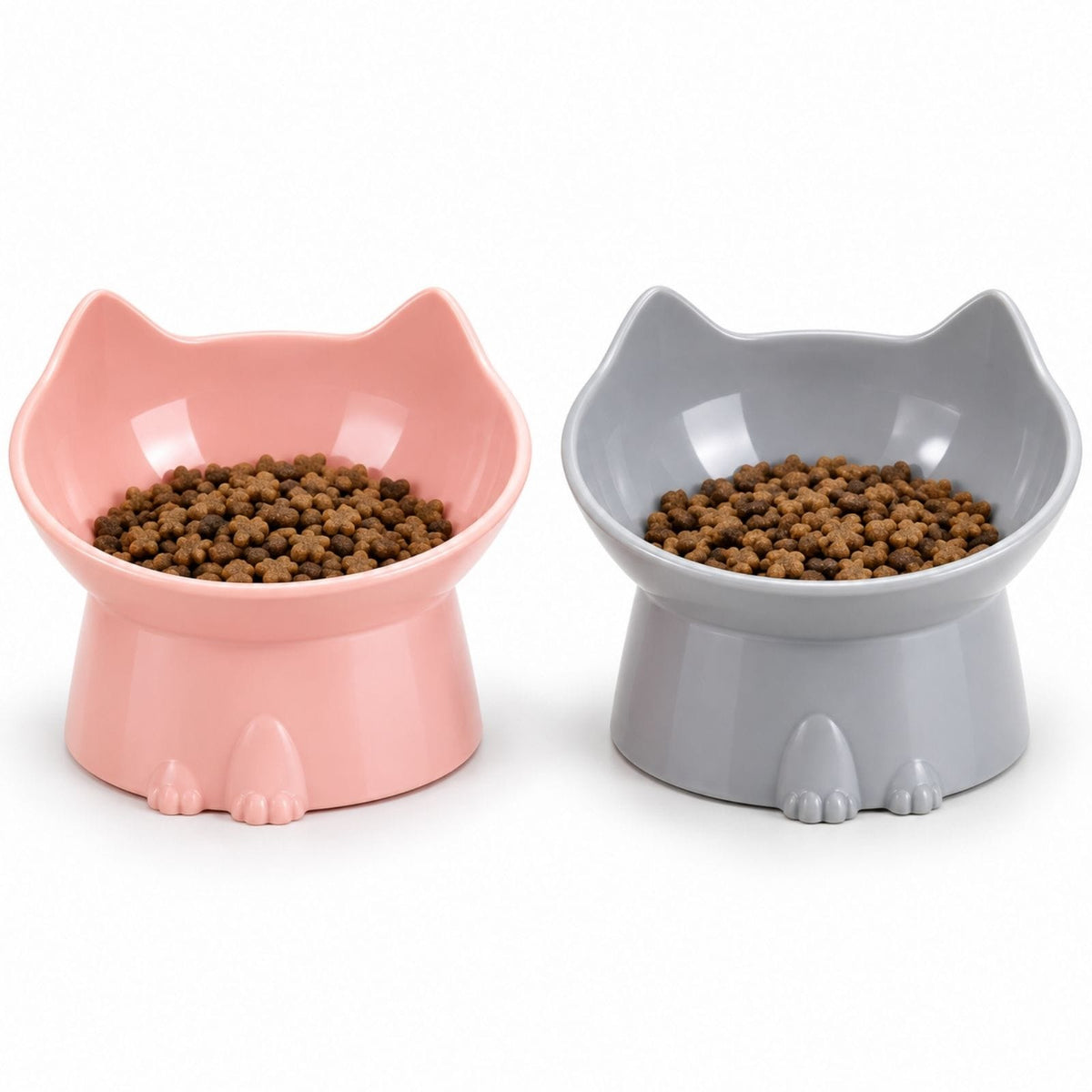 Gamelle Chat surélevée inclinée mignon