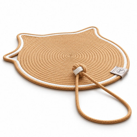 Griffoir Chat Tapis en coton