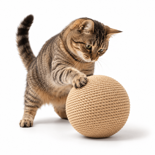 Jouet Chat Balle en Sisal